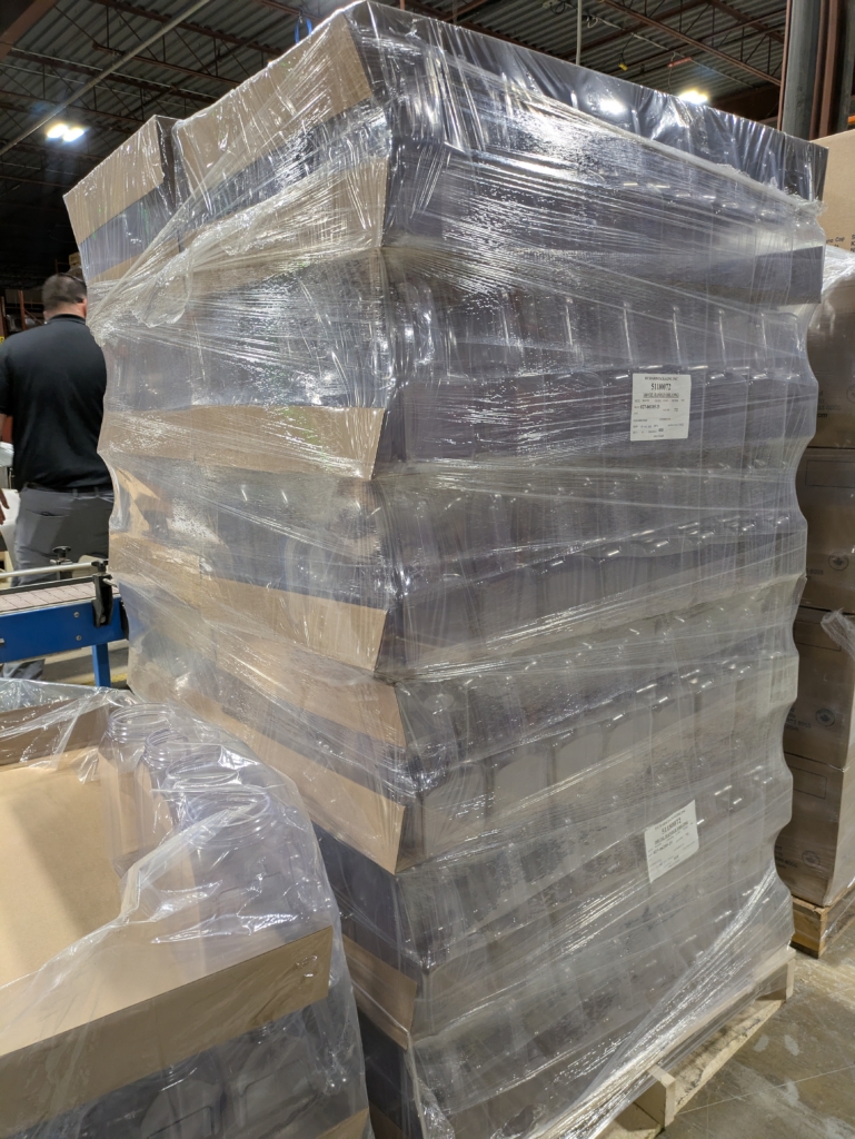 Empty jars for packaging wire nuts
