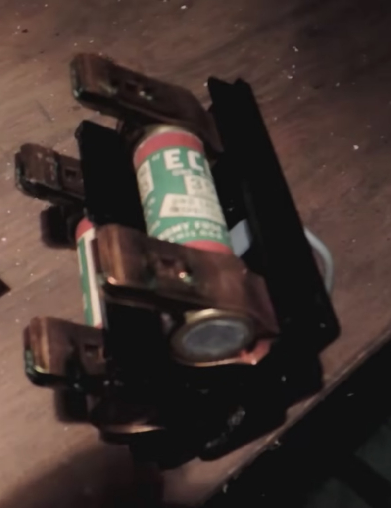 Canister fuse from a fuse box in an older home