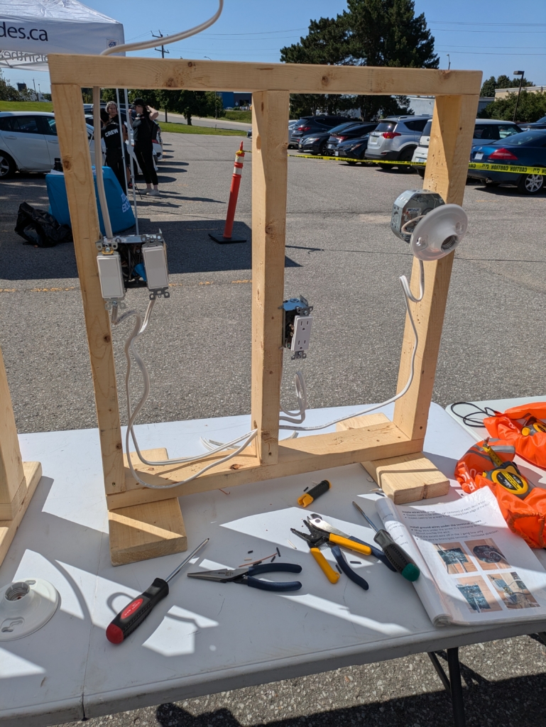 Completed electrical project
